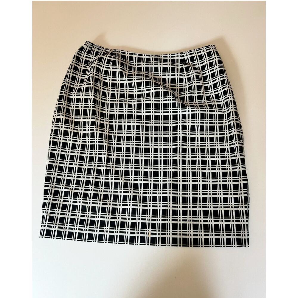 Inv International Concepts Skirt Black And White Size 14 Short